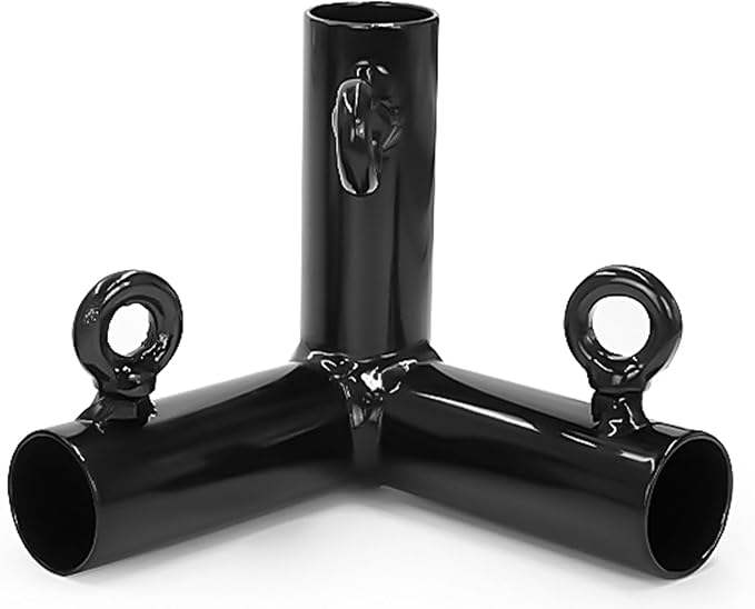 Aoneky 1'' Corner Canopy Fitting Couplers Kit - Fits 3/4" EMT - Frame Carport Connectors (4pcs 3 Way Fittings)