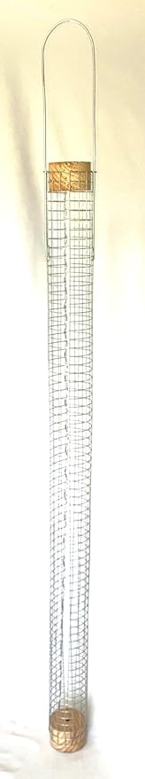 Backyard Birds Unlimited Cedar Whole in-Shell Peanut Outdoor Hanging Wild Bird Feeder Made in the USA-Large 42" Inch