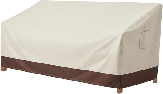 Extra Outdoor Sofa Cover, Large 3-Seater Patio Sofa Covers Waterproof Up to 8500 Pa, Heavy-Duty Patio Furniture Couch Cover with Air Vents, 85" W x 37" D x 35" H