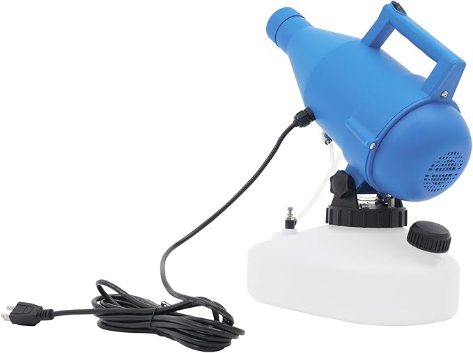 4.5L Electric Portable ULV Fogger Sprayer Cold Fogging Machine Atomizer 10-36μm,with 16.4ft Cord,for Home, Hotel, Church, School, Yard