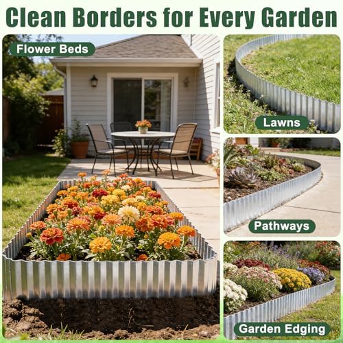 6 Inch 50 Pack Landscape Staples & Garden Edging