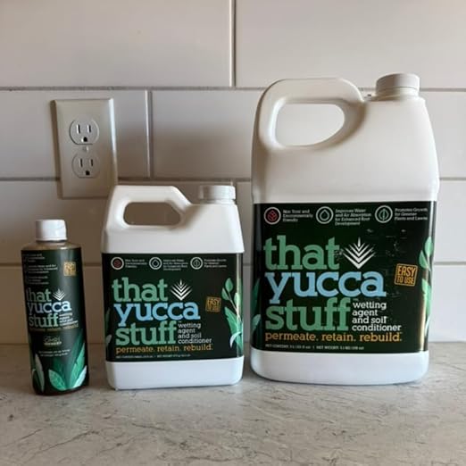 that Yucca Stuff™| OMRI Listed for Organic Production| Soil Conditioner & wetting Agent| 97% Yucca Schidigera Extract with Citric & Humic Acids| Plant Health| Eco-Friendly| 8 Oz