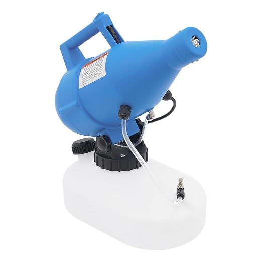 Electric Portable Fogger, 1200W Handheld Sprayer Machine 1.19Gal, Mains‑Powered Atomizer for Gardening Enthusiasts Farmers Maintenance Professionals