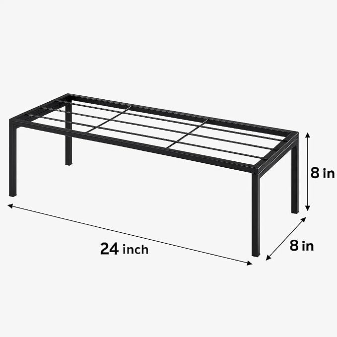 Metal Plant Stand for Garden – Stylish Indoor/Outdoor Plant Container, Modern Design for Home & Garden Decor, Set of 2, Durable & Elegant