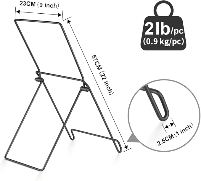 DOKIO Solar Panel Tilt Mount Stand – Lightweight Adjustable Stainless Steel Bracket for Foldable Panels, Portable Angle Adjustment for RV, Tent, Balcony, Camping
