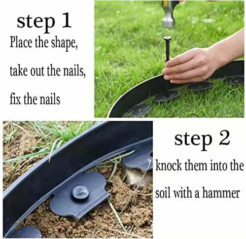 100PCS Spiral Landscape Anchoring Spikes, 8 Inch Landscape Spikes, Nylon Landscape Anchoring Spike for Garden Lawn Yard, Paver,Weed Barrier, Artificial Turf (8in - 100 Count)
