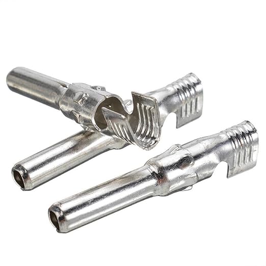 100PCS (50 Pair) MC4-Compatible Solar Connector Kit, 50 Pair Male & Female Pins Connectors for Solar Panel PV System Installation