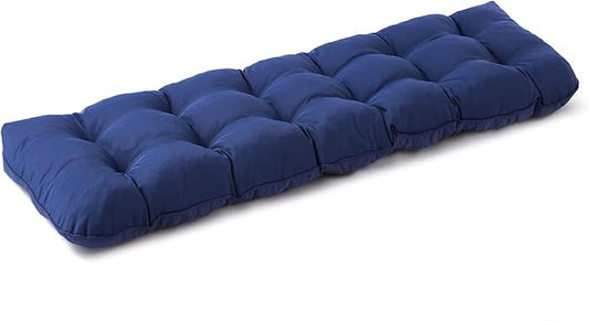 IPYNBAP Outdoor Bench Cushion, 59x18x5 Inch, Water-Resistant Bench Cushion for Outdoor/Indoor Furniture, Patio Bench Seat Cushion, Fade Resistant Outdoor Cushions for Porch Swing Couch, Navy Blue