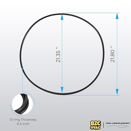 R0357800 Pool Filter Tank O-Ring Gasket for Jandy Zodiac DEV48, DEV60, DEL48, DEL60, CV340, CV460, CV580, CL340, CL460, CL580 Pool & Spa Filters, Replaces O-524