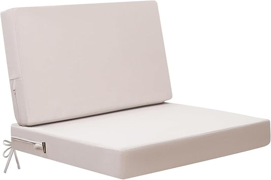 idee-home Outdoor Chair Cushions for Patio Furniture, Outdoor Seat Cushion | Waterproof Couch Hampton Bay Deep Seat Replacement Chair Cushions for Garden Backyard Deck 28.5 x 28.5