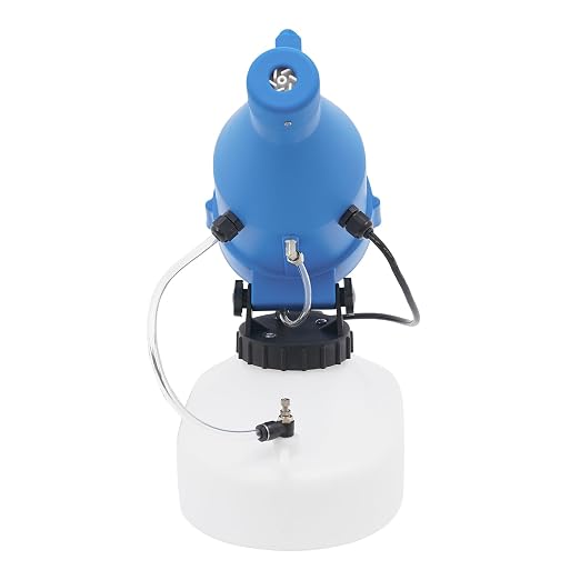 ULV Portable Fogger Machine, Electric Cold Sprayer for Home, Yard, School | Cold fog technology for efficient disinfecting. 1.19Gal tank & 1200W motor for large yards. Corded electric design