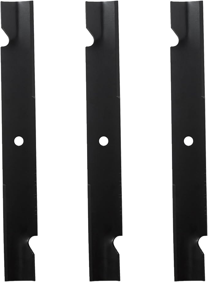 038-6050-00 High Lift Mower Blades Set for Bad Boy Exmark Gravely Hustler Toro 60" Lawn Mower, Replaces 038-2007-00 038-6060-00 038-6002-00, Compatible with ZT60 CZT60 (3PACK)