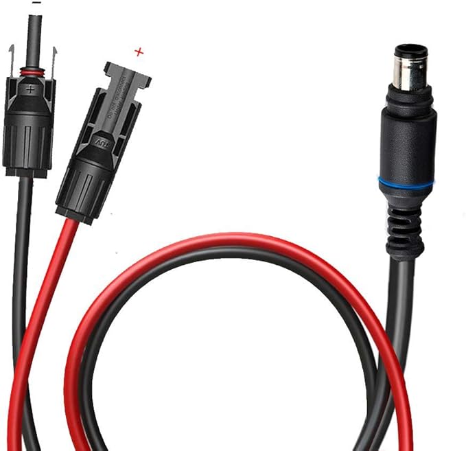 Solar Panel Kits to 8mm Adapter Cable Compatible with MC4, DC 8mm Converter Connect for Explorer 160 240 500 1000 and GZ Portable Backup Power Station Solar Generator Heavy Duty Wire