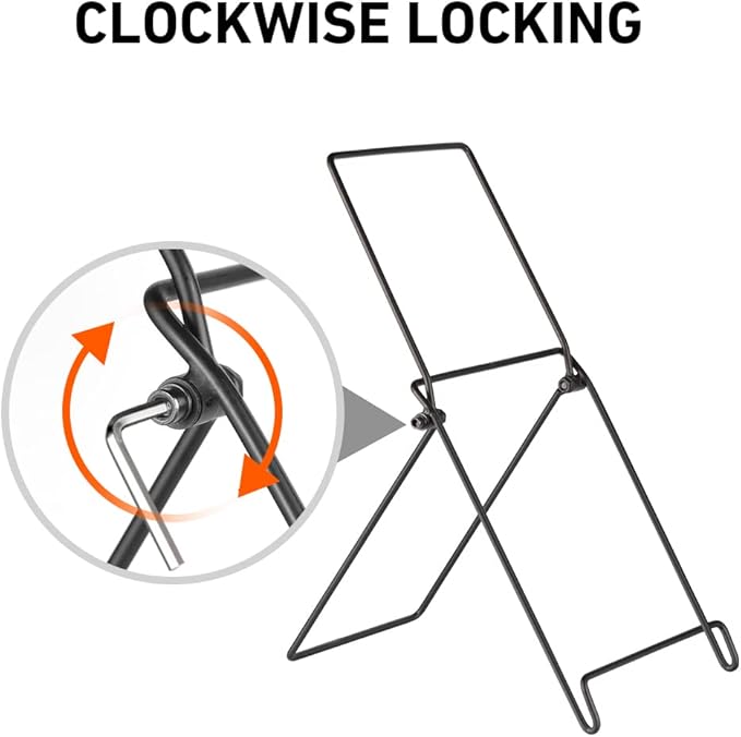 DOKIO Solar Panel Tilt Mount Stand – Lightweight Adjustable Stainless Steel Bracket for Foldable Panels, Portable Angle Adjustment for RV, Tent, Balcony, Camping