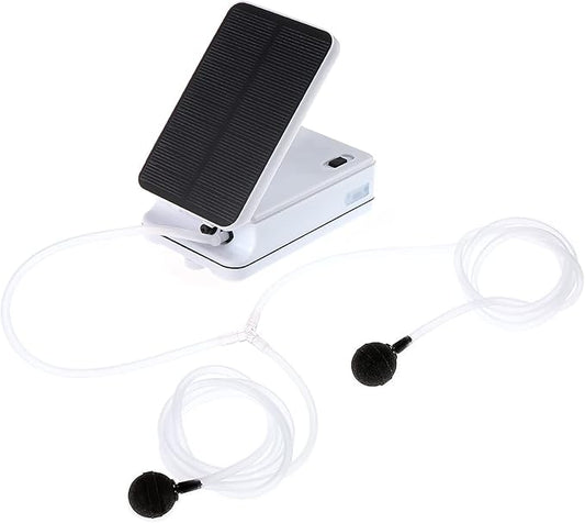 Sunsbell Air Pump Pond Kit Solar Kit Solar Water Pump Solar Powered Pool Pond Oxygenator Aerator Bubbler, for Garden Fountain Pool Aquarium Fish Tank