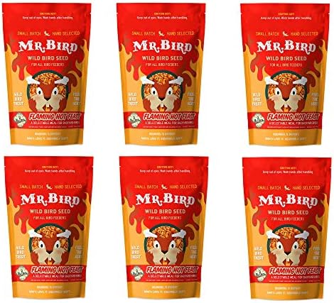Mr. Bird 6-Pack Flaming Hot Feast Small Loose Seed Bag 2 lbs.