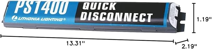 Lithonia Lighting, Power Sentry Emergency Battery Back Up, T5 and T8 Compatible Fluorescent Ballast with 1400 Lumen Output, 90 Minute Operation, UL Listed (PS1400QD MVOLT M8)