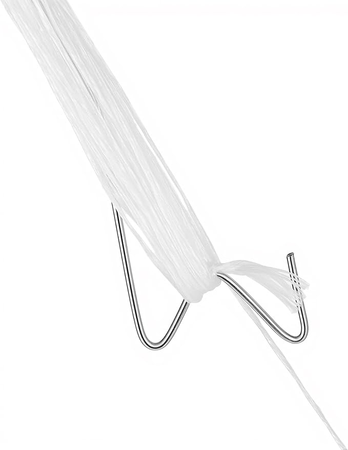 260 PCS Tomato Hooks with String, Tomato Support Hook & Plant Support Clips and 32.8 Ft Twine, Climbing Plants Hooks for Vegetable Plant Fruit Flower, White