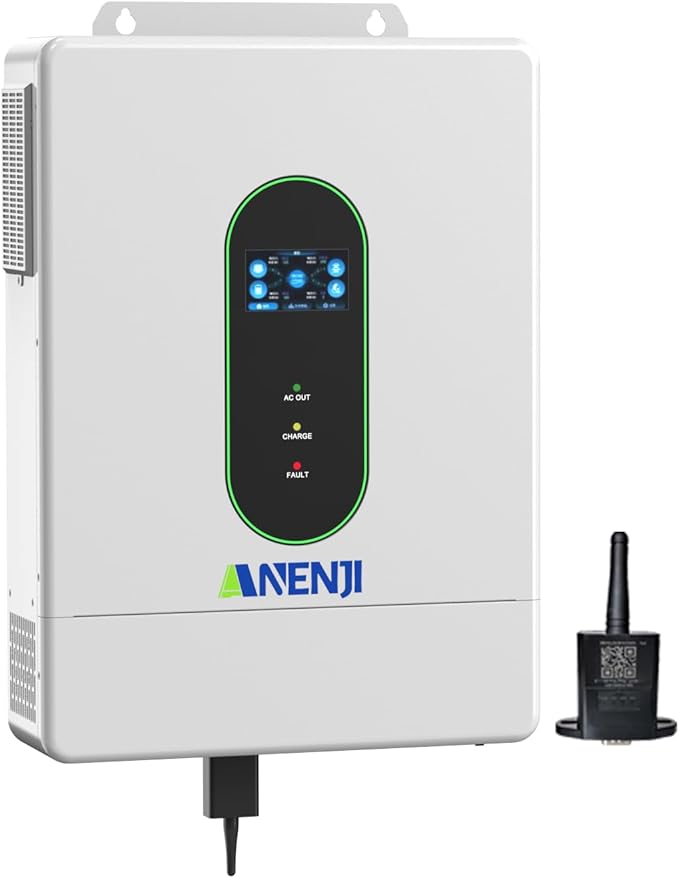 12000W Hybrid Solar Inverter 48V,120/240V Split-Phase,Dual MPPT Max. 220A Battery Charging,Parallel 6 Units,Pure Sine Wave,Off+On-Grid Inverter for Home Loads Safe and efficient UL1741 Certification