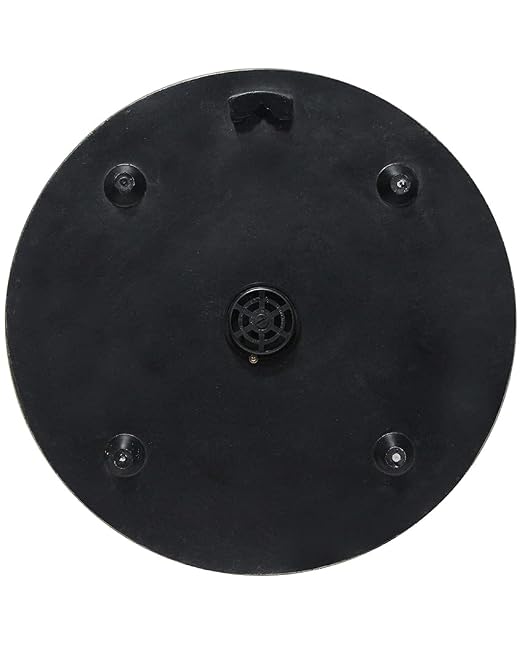 Blanc Fleur Aged Bronze - 15in Round Wall Thermometer, Aged Bronze Finish Case, Water Resistant