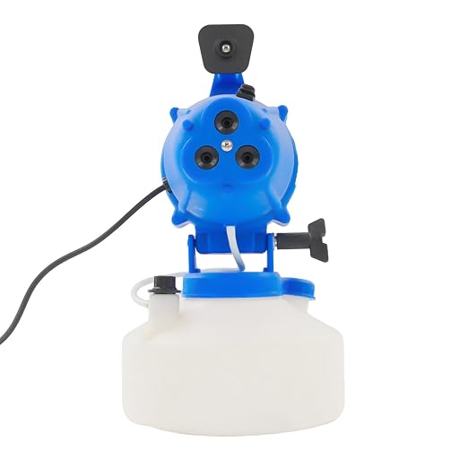 1200W Electric ULV Fogger Sprayer Machine with 3 Nozzles, 4L/1.1Gal Automatic Cold Fogger Machine, Adjustable Design, Portable Electric Sprayer for Home School Hotel Garden Yard Lawn
