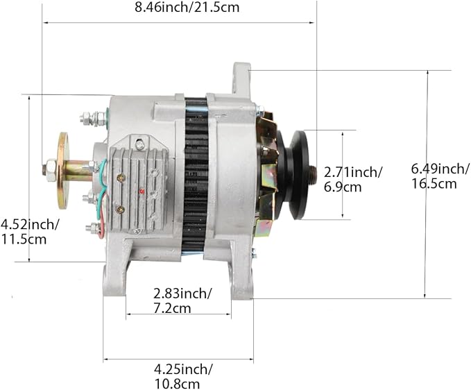 Permanent Magnet Synchronous Generator 1500W AC14V PMA Low Rpm Alternator AC/DC Alternator Dual Phase Permanent Magnet Generator