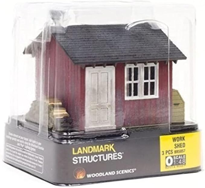 Woodland Scenics WOOBR5857 O Built-Up Work Shed