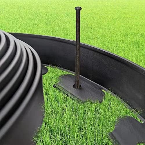 Metal Landscape Edging Anchoring Spikes,12 Inch Landscape Paver Edging Anchoring Spikes for Artificial Turf, Weed Barrier, Tent Spikes, Camping (12)