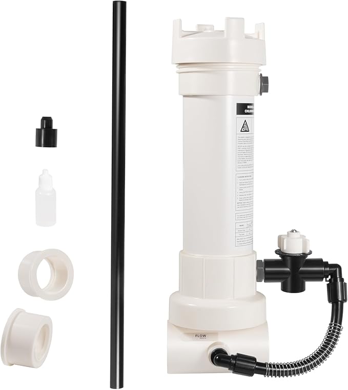 R171096 Pool Chlorinator, 320 Automatic in-Line Chlorine/Bromine Feeder Compatible with Rainbow 320, Upgraded Replacement for R171096 Chlorinator for Pools and Spas, for 6,500–70,000 Gallons