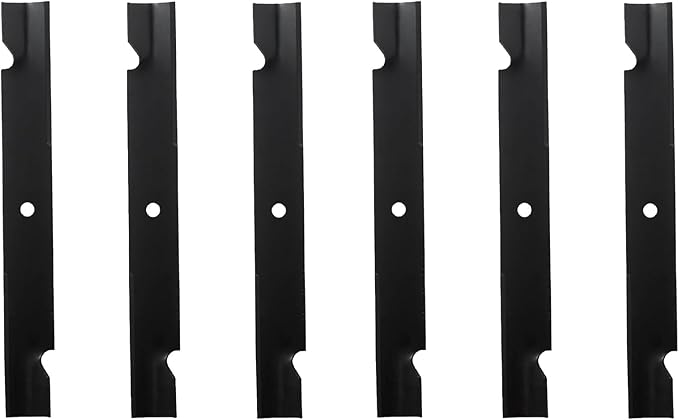 038-6050-00 High Lift Mower Blades Set for Bad Boy Exmark Gravely Hustler Toro 60" Lawn Mower, Replaces 038-2007-00 038-6060-00 038-6002-00, Compatible with ZT60 CZT60 (6PACK)