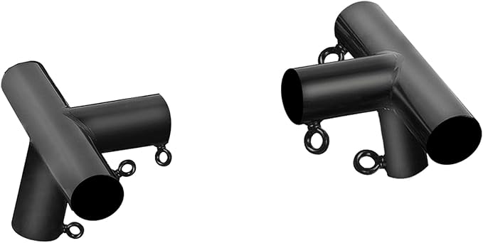 Aoneky 1 3/8'' Corner Flat Roof Canopy Fitting Couplers Kit - Frame Carport Connectors (Add 2 Legs)