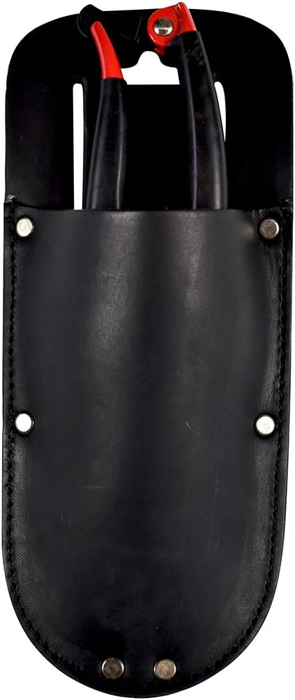 Hide & Drink, Thick Leather Holster for Pruning Shears w/Belt Loop Garden Scissors Sheath, Folding Saw, Construction & Utility Tools Pouch, Handmade Includes 101 Year Warranty