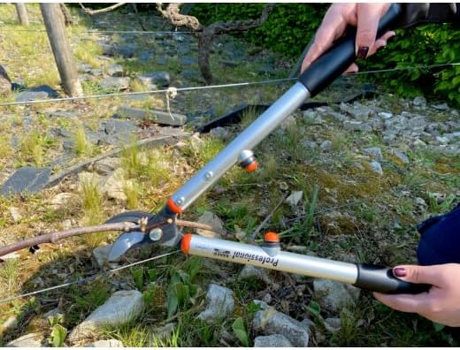 Bahco BAHP114SL50 Professional Super-Light Bypass Lopper, 19-3/4 Inches Length, 1-1/4 Inches Cutting Capacity, Narrow Cutting Head, Centre Bolt Locking System