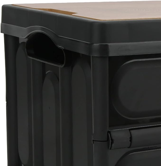 30L Outdoor Multifunctional Storage Box, Camping Storage Containers, All Weather Outdoor Storage Boxes for Providing Versatility for Outdoor Activities(Black)