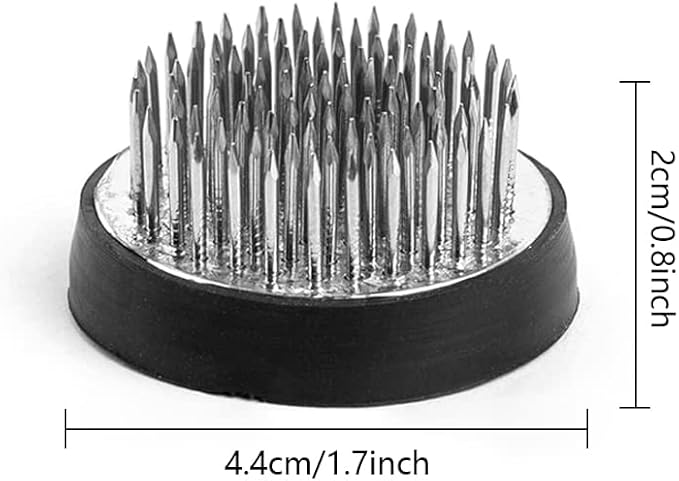 Flower Frog Stainless Steel Pin Frog Flower Arrangement Holder (1.6 Inch (40mm))