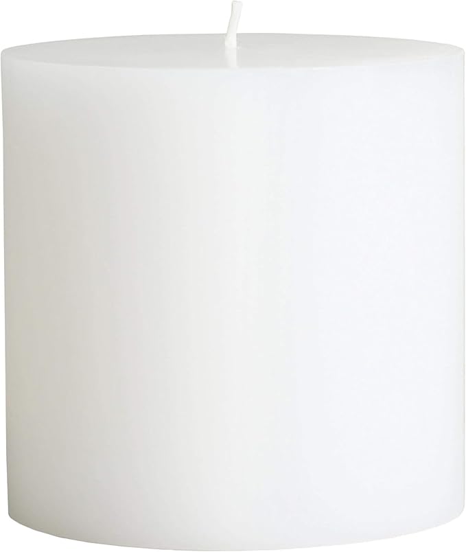 Mister Candle Citronella Candle, Ideal for Indoor & Outdoor Use, 4x4 Tall Pillar Candle, Hand Poured, Premium Wax & Dripless, 80 Hour Burn Time