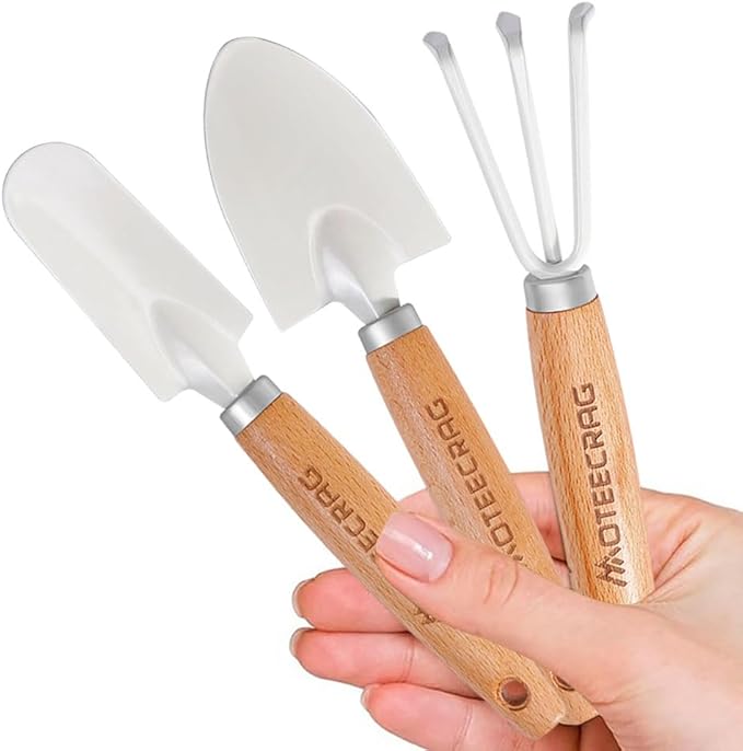 Kids Gardening Tools Set Mini Gardening Tools for Children with Small Shovel, Trowel and Rake, Inspire a Love for Nature