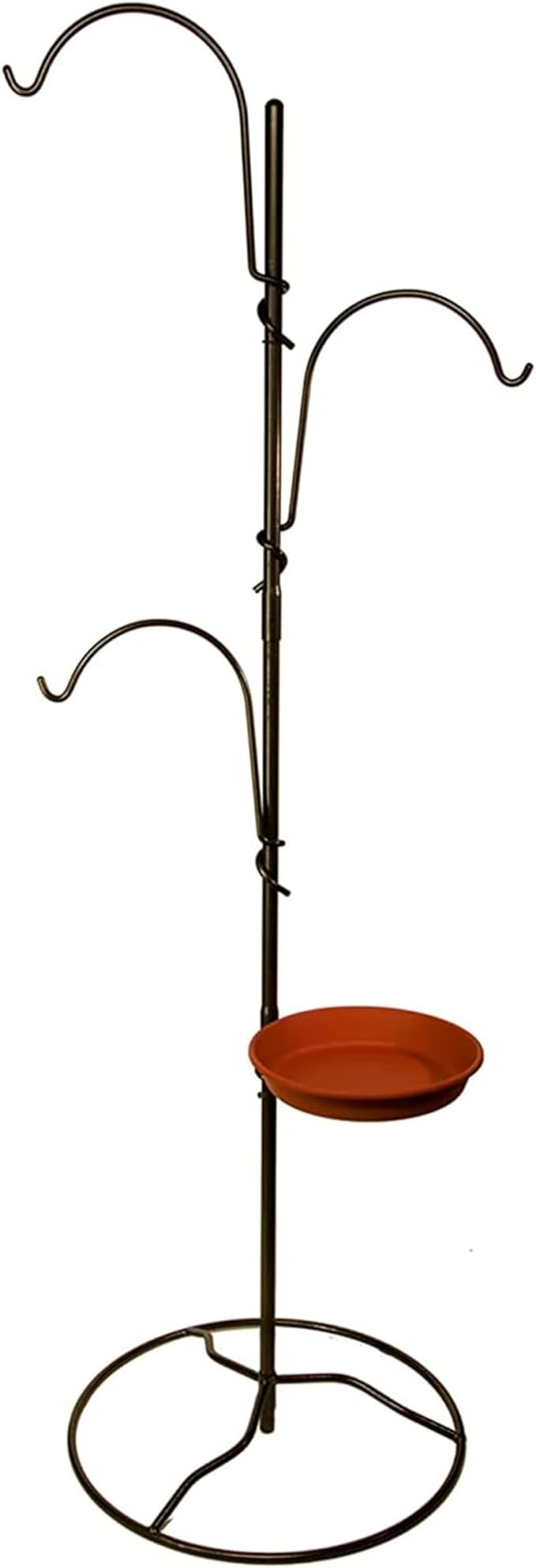 Yard Butler Yard Tree Bird Center, IYTBC-4 Garden Accessory for Outdoor Hanging - Steel Construction - Easy Installation - Functional & Decorative