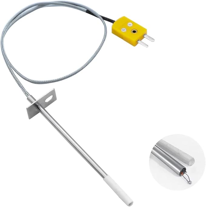 Temperature Probe Kit Compatible with Masterbuilt Gravity Series 560/800/1050 Digital Charcoal Grill + Smokers Replacement Parts, 1-Piece