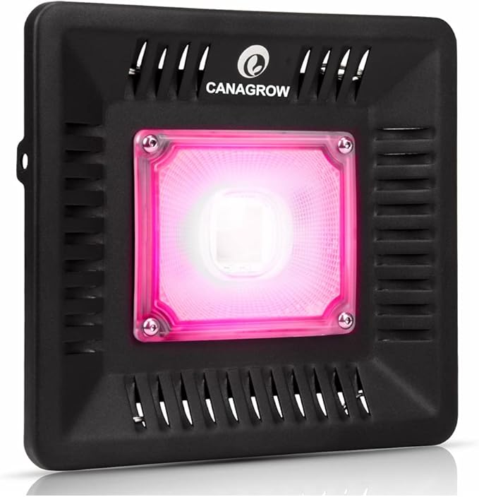 Full Spectrum LED Grow Lights for Indoor Plants, CANAGROW Waterproof COB Outdoor Grow Light, Plant Growing Lamps Refugium Light for Saltwater Aquarium, Heating Lamps for Plants Seeding, Veg, Blooming