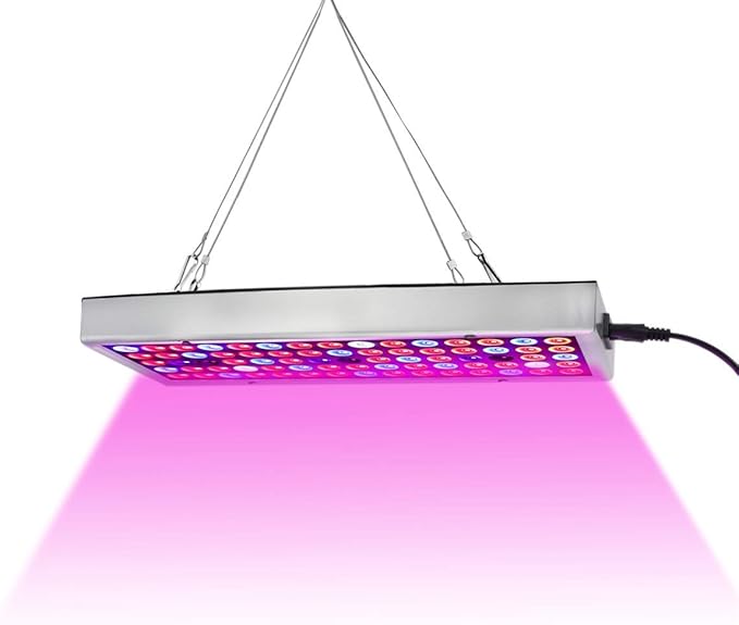 Juhefa LED Grow Lights, Full Spectrum Grow Lamp with IR & UV LED Plant Lights for Indoor Plants,Micro Greens,Clones,Succulents,Seedlings,Panel Size 12x4.7 inch