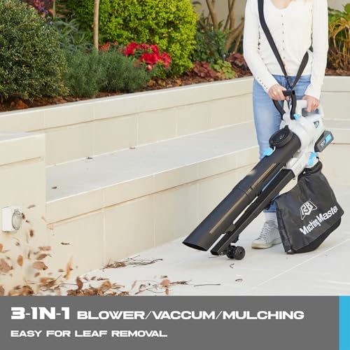 9" Lawnmower with 40V 2.0Ah Battery & Charger and 3-in-1 Leaf Blower/Vacuum/Mulcher with 40V 4.0Ah Battery & Fast Charger