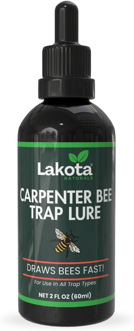 LAKOTA Naturals Carpenter Bee Trap Lure Attract More Bees to Your Traps Carpenter Bee Traps for Outside