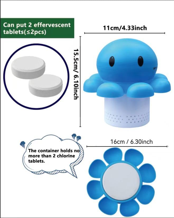Pool Floater, Floater for 2 * 3'', Idea for Spa, Hot Tub &,Fountain, Inflatable & Above-Ground Pool