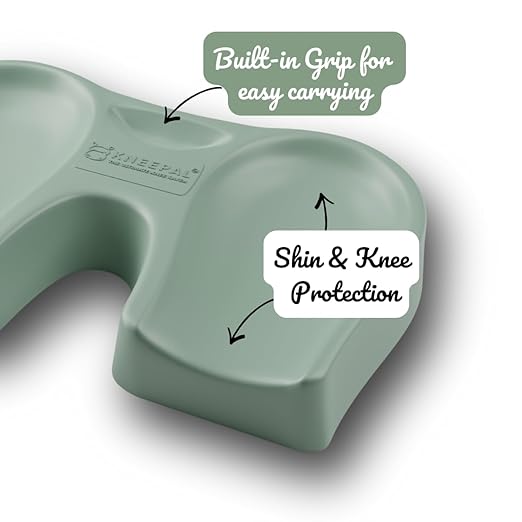 KNEEPAL. Engineered to Outperform Conventional Memory Foam Kneeling Pads. Beloved by gardeners, DIY'ers, bath-time Mommies, fitness peeps and yoga buffs