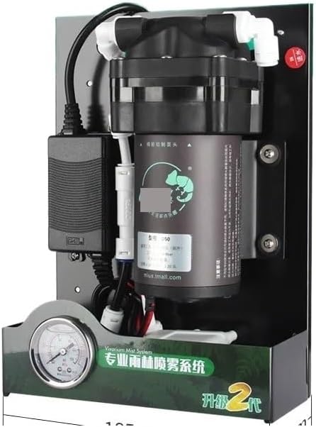 D Series Reptiles Fogger Humidifier Rainforest Silent Pump Fog Machine Rainforest Garden Spray for Reptile Terrarium(D50)
