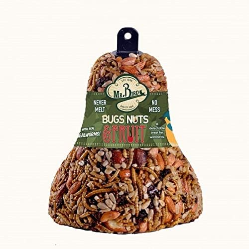 2-Pack of Mr. Bird Bugs, Nuts, Fruit Wild Bird Seed Bell 12.5 oz.