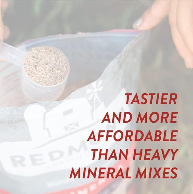 REDMOND Goat Mineral Supplement Mix, Unrefined Salt (5 LB)