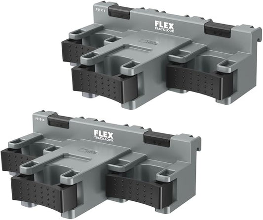 FLEX Track-Lock Wall Mount Storage System Triple Clamp Tool Mount, 2 Pack - FS1514-2