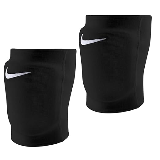 Nike Premium Dri-Fit Knee Pads (1 Pair), Essential/Streak/Varsity, Cushioning/Sweat-wicking/Unisex (Essential Black - XL/XXL)